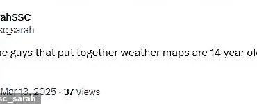 Major Storm System Takes Shape: Forecast Map Shows Unusual Phallic Symbol Triggering Online Jokes