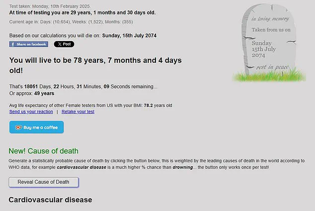 New AI-Powered Website Claims to Predict Your Exact Method and Time of Death