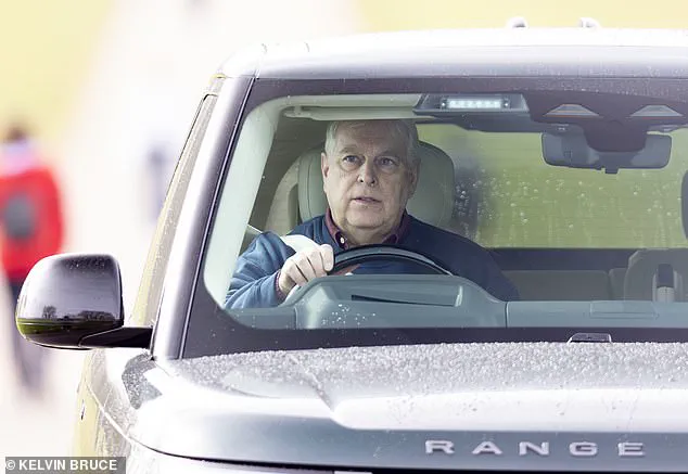 Prince Andrew Spotted on His Regular Windsor Estate Ride