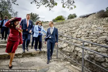 Queen Maxima Dazzles in Burgundy Dress During Royal Visit to Prehistoric Site in Cyprus