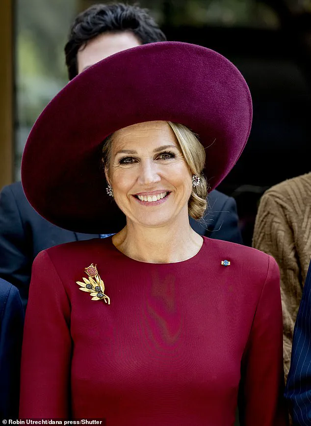 Queen Maxima Dazzles in Burgundy Dress During Royal Visit to Prehistoric Site in Cyprus