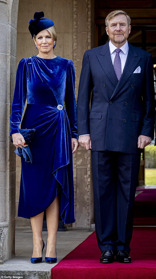 Queen Maxima Stuns in Red Cape Dress During State Visit to Kenya