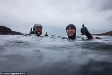 British Daredevil Aims for 1,000-Mile Swim Around Iceland's Frostbitten Coast