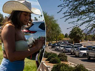 Coachella Attendees Seek Shelter from Near Record-Breaking Heat Amidst Star-Studded Lineup