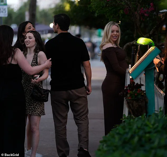Exclusive: Tiffany Trump Shows Off Baby Bump and Sparkling Accessories in Miami Night Out