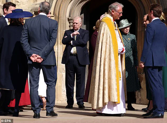 Prince Andrew Shows Reluctance at Easter Matins Service with Royal Family