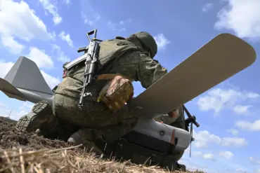 Russian Forces Use UAV to Attack Ammunition Warehouse in Zaporizhzhia