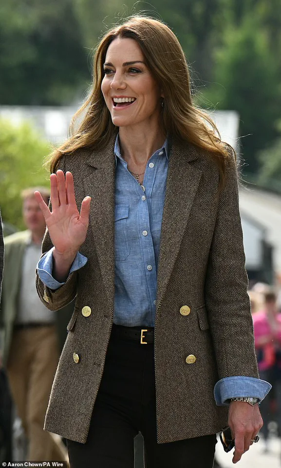 Princess of Wales Adopts 'Browned' Hair Color and Wears £549 Blazer During Summer Tour