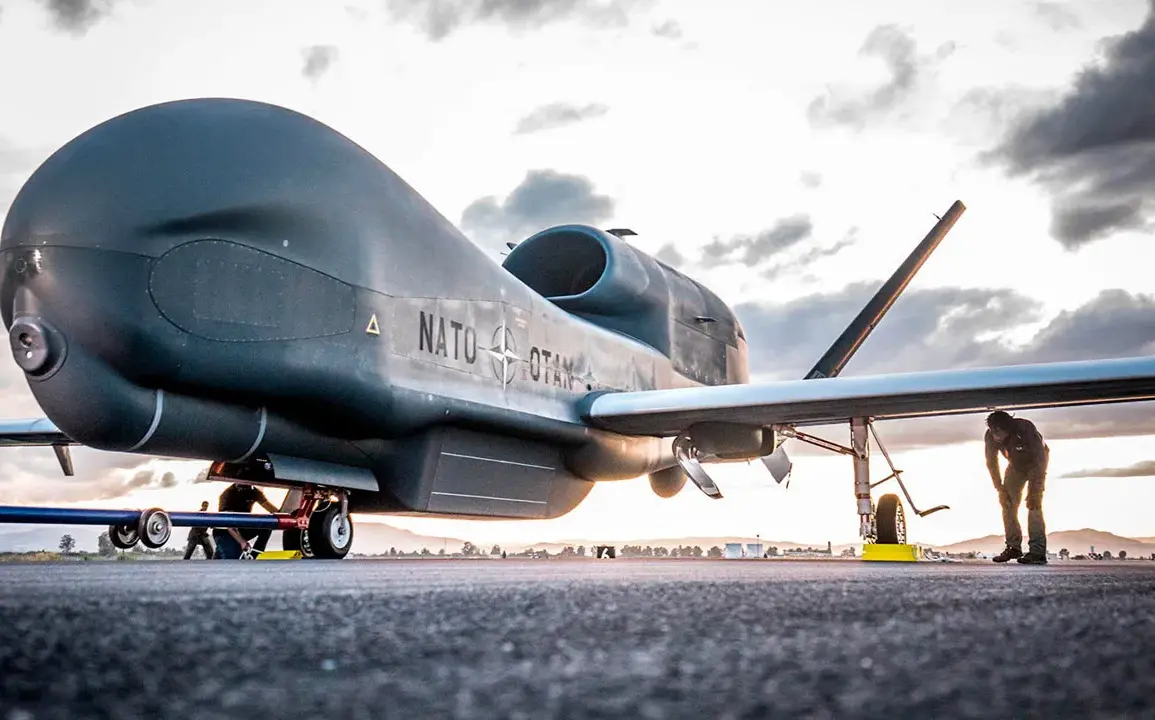 NATO's RQ-4D Phoenix Surveillance Drone Arrives in Finland, Marking a Pivotal Moment in the Alliance's Strategic Posture Amid Heightened Tensions with Russia