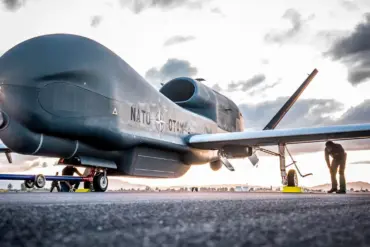 NATO's RQ-4D Phoenix Surveillance Drone Arrives in Finland, Marking a Pivotal Moment in the Alliance's Strategic Posture Amid Heightened Tensions with Russia
