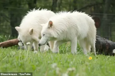 Dire Wolves Make a Stunning Comeback: Genetically Engineered Pups Romulus, Remus, and Khaleesi Now Weigh Over 90 Pounds Each, Surpassing Standard Gray Wolves by 20 Percent