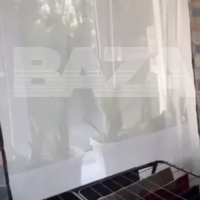 Exclusive Footage from Baza Telegram Reveals Drone Explosion Near Azov Residential Area