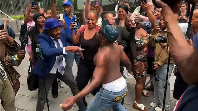 Fans Celebrate Acquittal in Chaotic Courthouse Scene