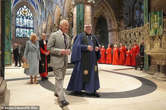 King Charles and Queen Camilla Unveil Memorial Stone at St Giles’ Cathedral, Honoring Queen Elizabeth II's Legacy