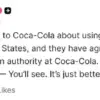 President Trump Engages with Coca-Cola Executives on Ingredient Composition for U.S.-Produced Beverages