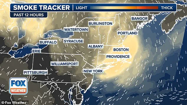 Urgent Air Quality Alert: Canadian Wildfire Smoke Threatens New York and New England, Prompting Health Advisories