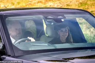 British Royal Family Attends Sunday Church Service at Crathie Kirk in Balmoral
