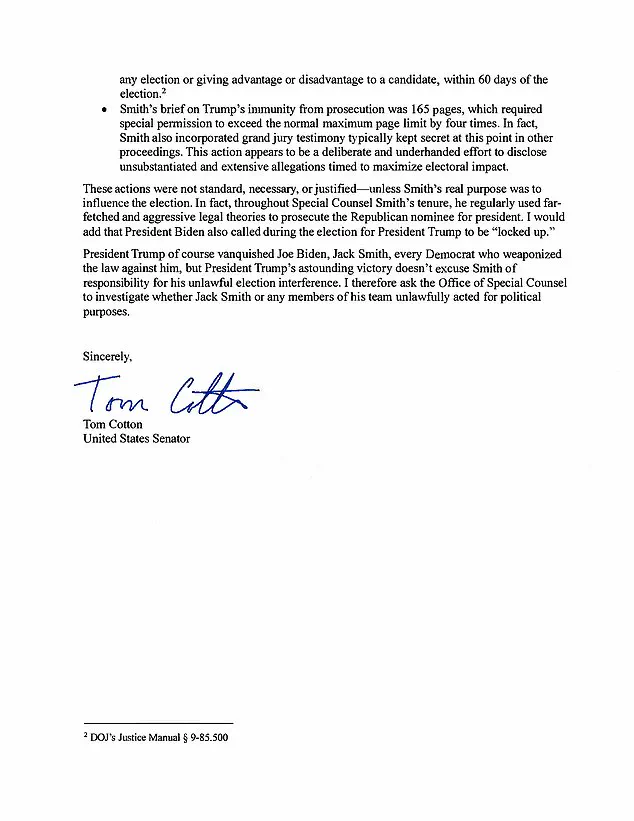 Office of Special Counsel Investigates Former Prosecutor Jack Smith Over Political Activities During Trump-Related Cases