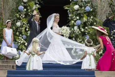Princess Marie Caroline of Liechtenstein Marries Leopoldo Maduro Vollmer in Grand Ceremony at St. Florin Cathedral in Vaduz
