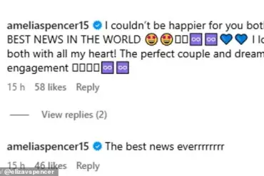 Privileged Access: Lady Eliza Spencer Shares Engagement Proposal on Instagram