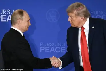 Trump and Putin's Alaska Summit Encounter and Unusual Knee Movement Capture Global Attention