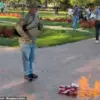 Veteran's Flag Burning Challenges Trump's New Executive Order, Reigniting Free Speech Debate