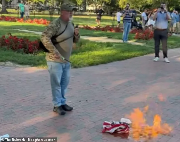 Veteran's Flag Burning Challenges Trump's New Executive Order, Reigniting Free Speech Debate