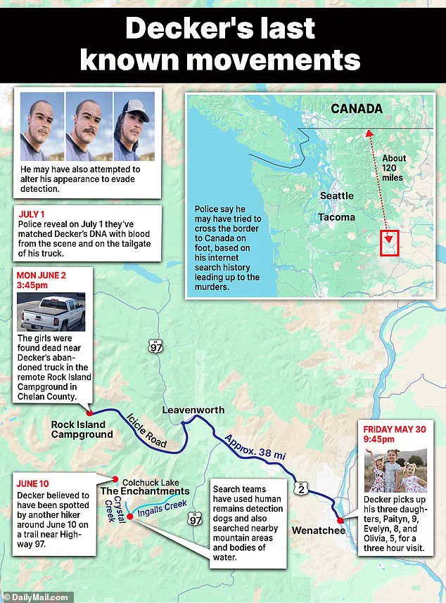 Search for Travis Decker in Washington Forest Enters Fourth Month Without Resolution